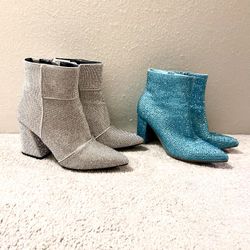Rhinestone Boots Size 6