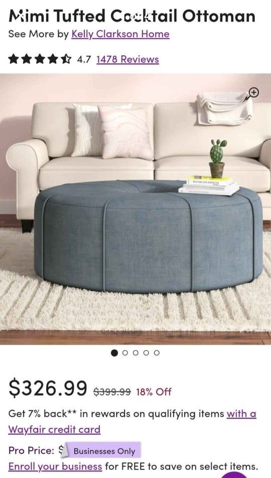 Tufted Ottoman 