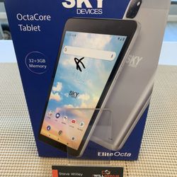 Android Tablet 8” Includes 1yr Data Plan $115