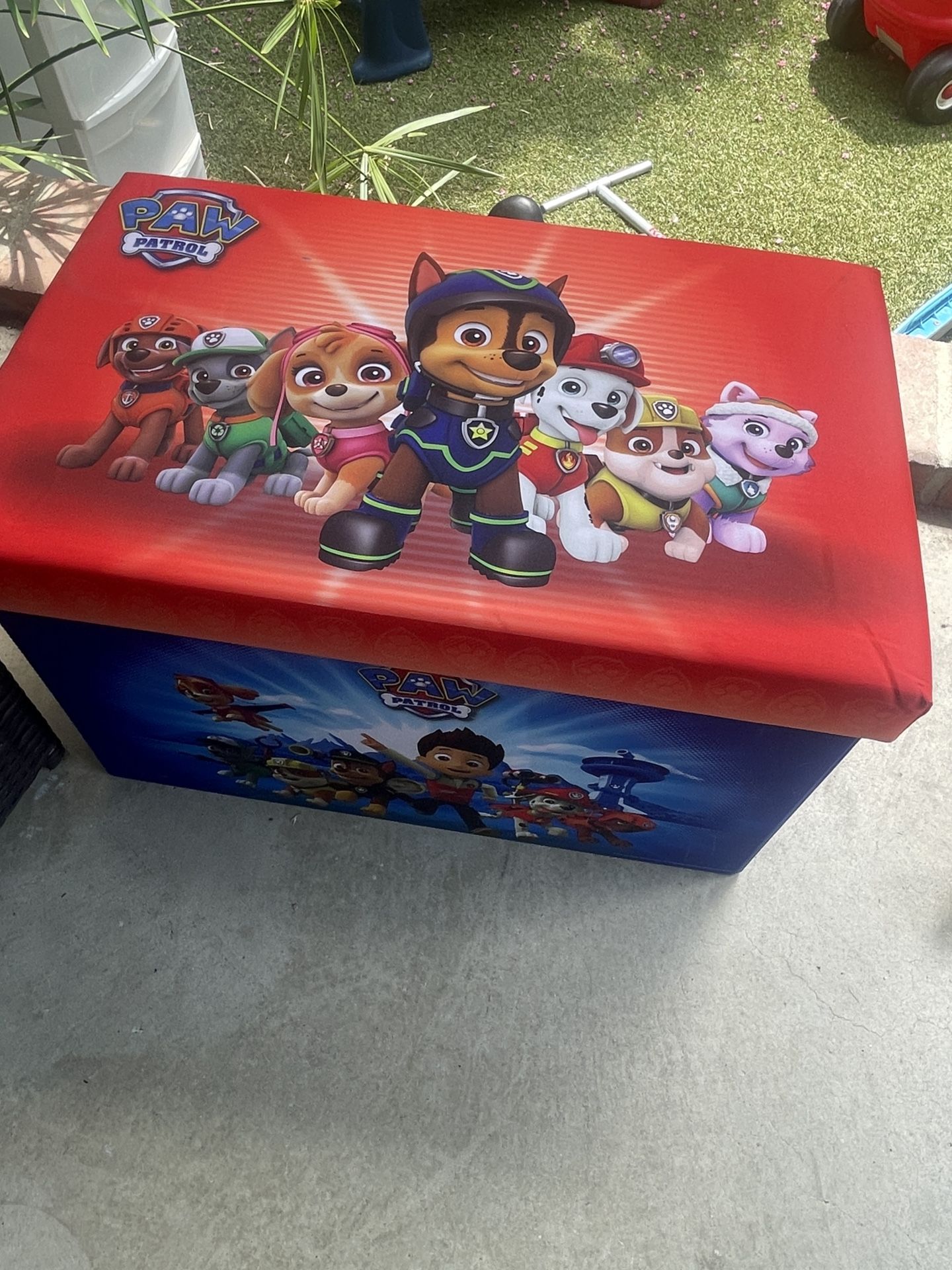 High Quality Paw Patrol Kids Toy Box