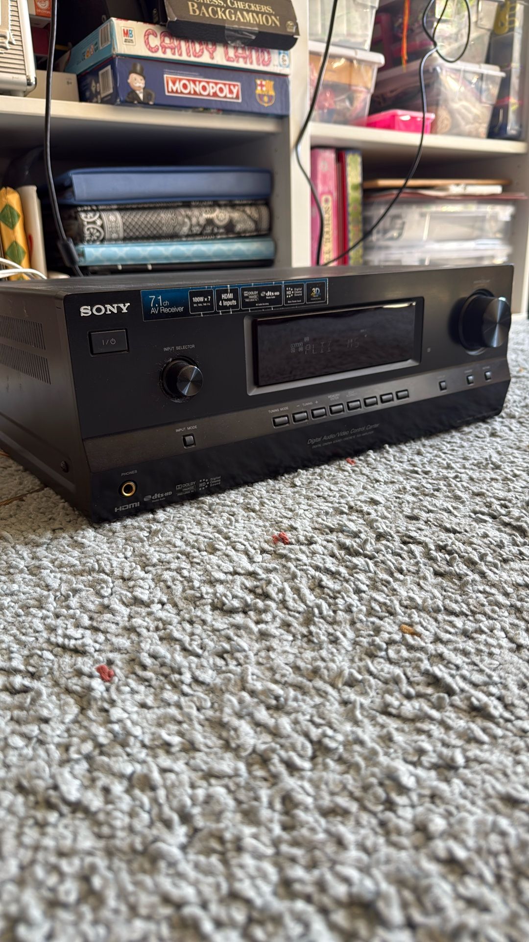 Sony 7.1 Amp / Receiver with 4 HDMI inputs.