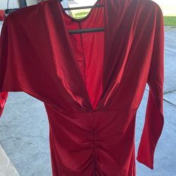Red Short Dress Size S
