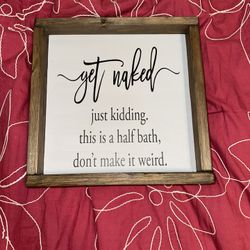 Bathroom Wall Art - Half Bath