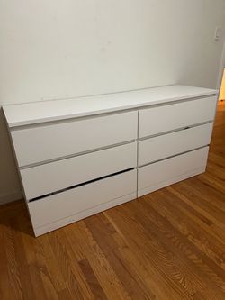 IKEA 6 Drawer Dresser in White