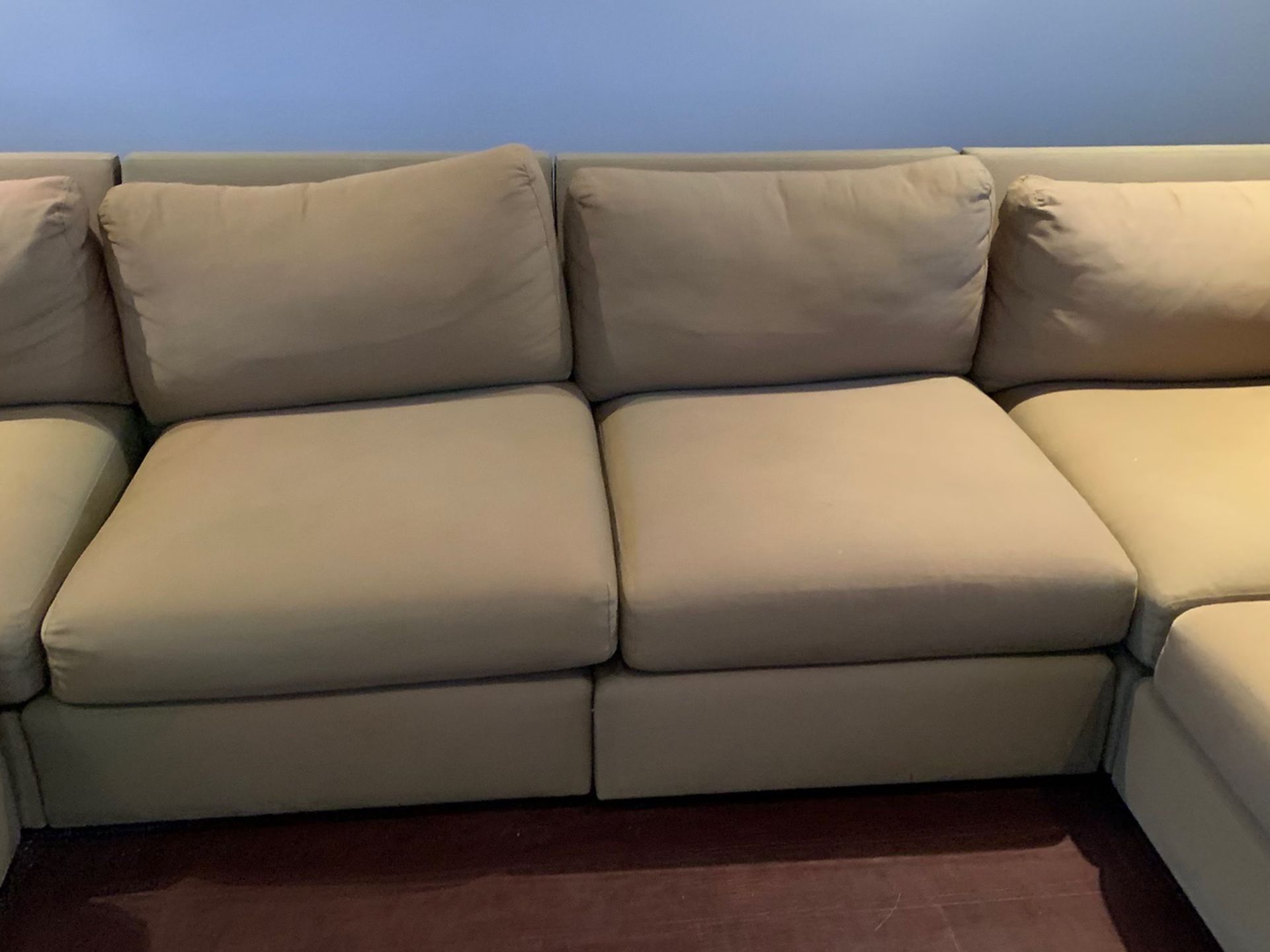 Lime Green Microfiber Couch