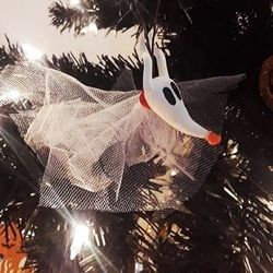 Zero Nightmare Before Christmas Ornament 