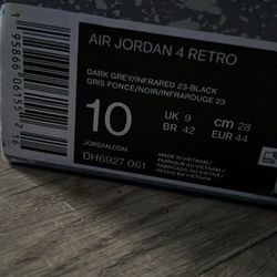 Jordan 4 infrared 