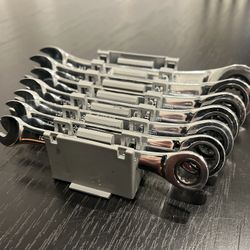 Husky 7-Piece Ratcheting Wrench Set (Metric)