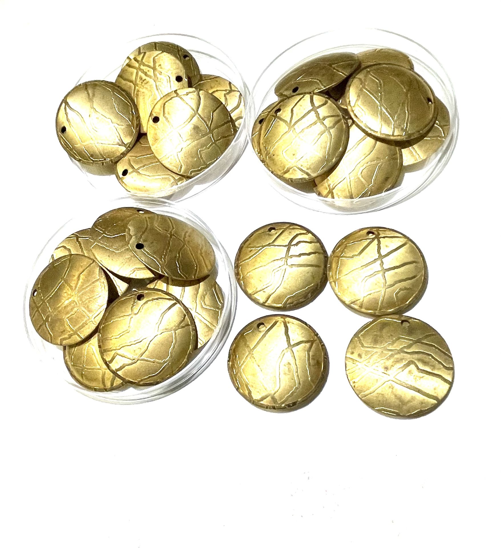 Gold Metal Decorative Beads