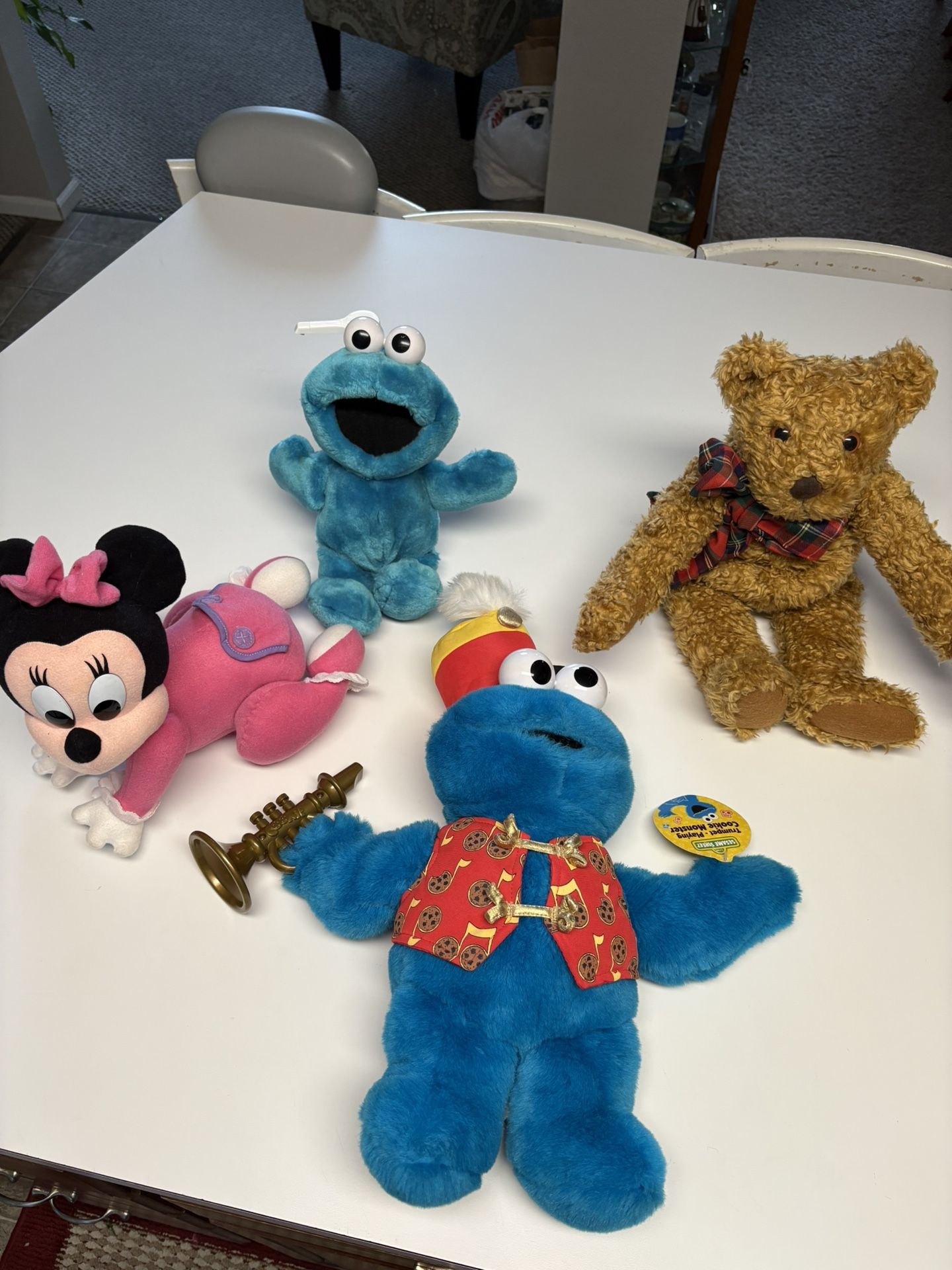 Motion/sound Activated Plushies, Individual Prices