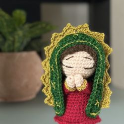 Handmade Crochet Virgin Mary