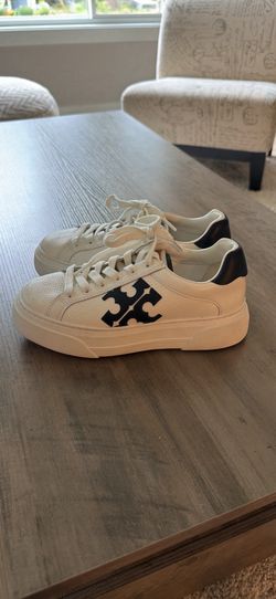 Tory Burch white platform sneakers 5