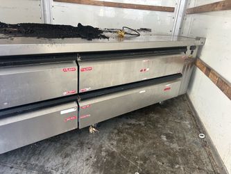 Chef table with refrigeration