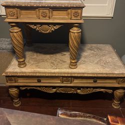Table With End Table