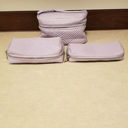 Set of 3 Cosmetic Travel Bags