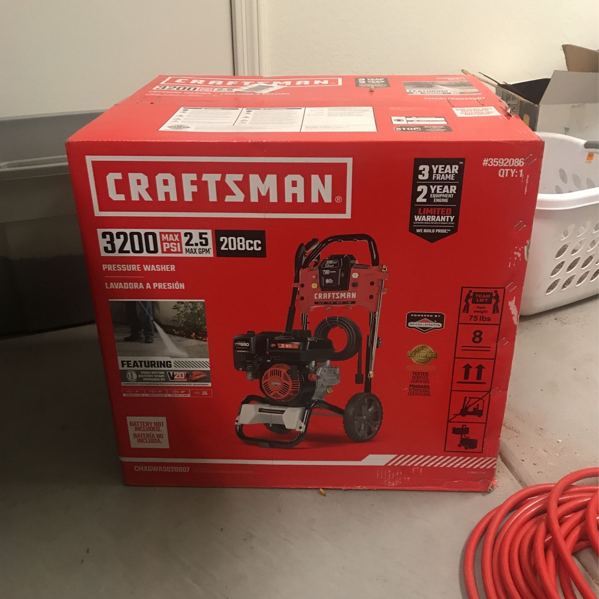 Brand New 3200 Psi Craftsman Pressure Washer for Sale in Mesa, AZ OfferUp