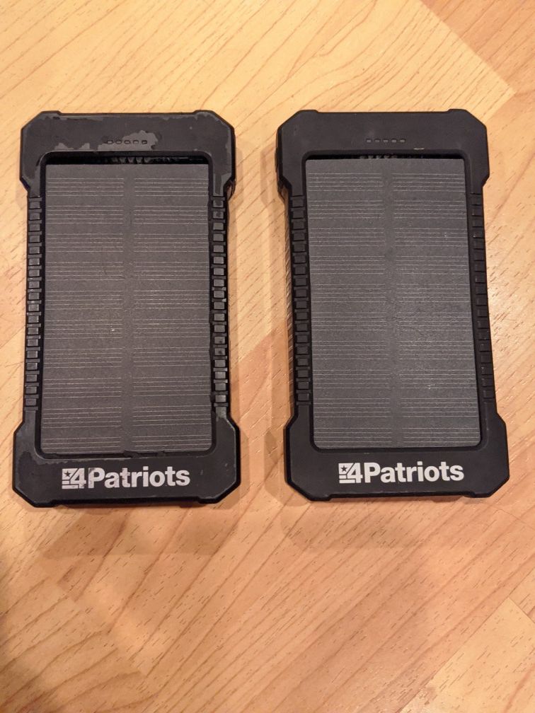 Patriots solar cell phone charger for Sale in West Hollywood, CA OfferUp
