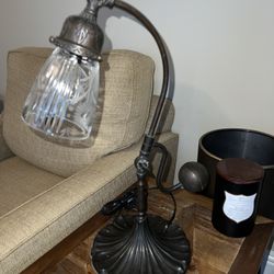 Vintage Brass Desk Top Lamp 