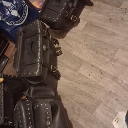 Leather Saddle Bags