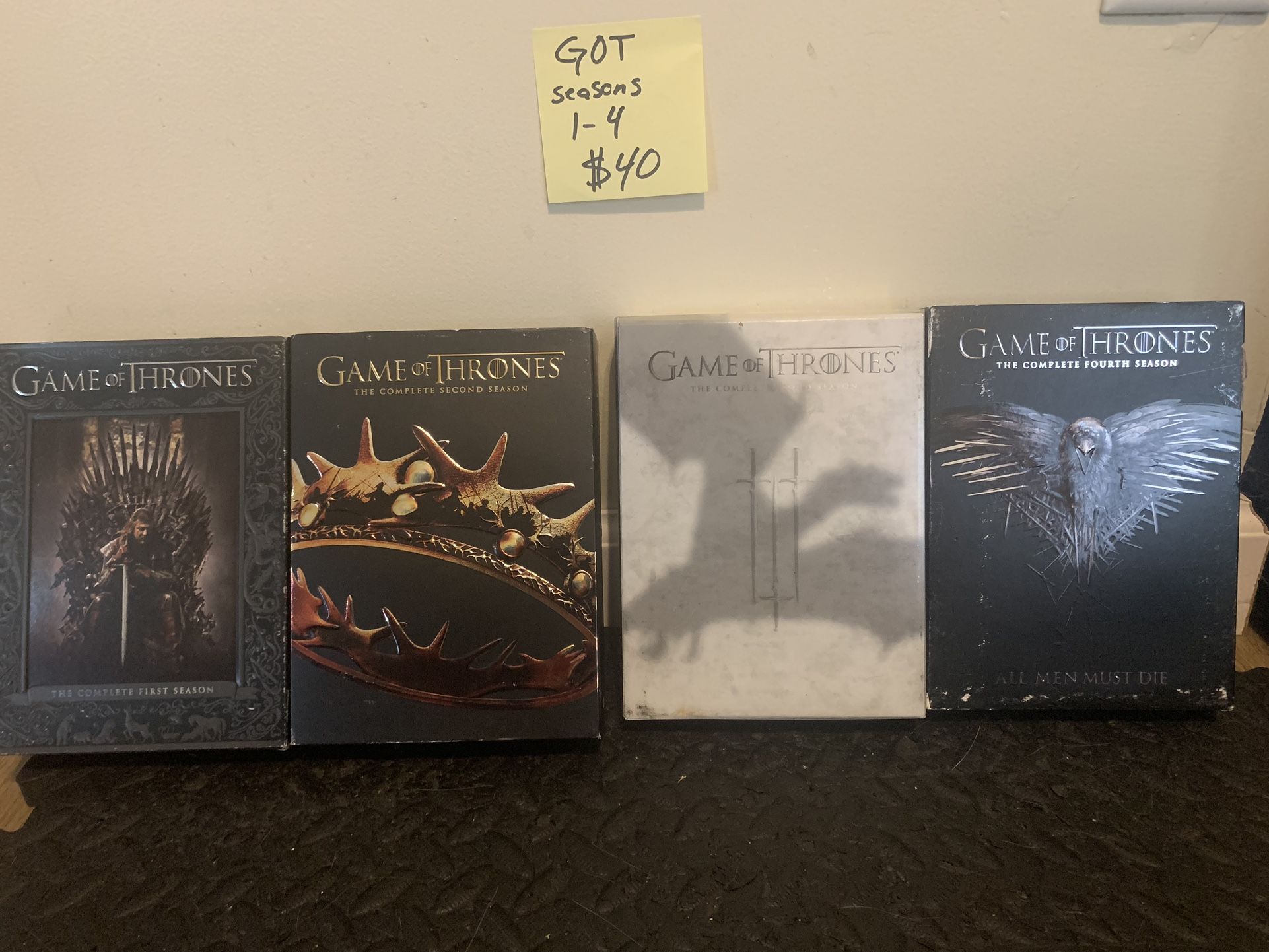 Game Of Thrones Complete One - Four Seasons