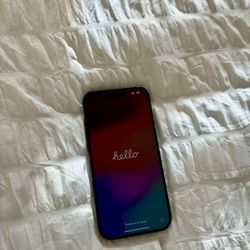 iPhone 15 Pro– Titanium Blue, 128GB (AT&T Locked) / Factory Reset, Clean IMEI + New JVC Wireless Earbuds – Great Deal!