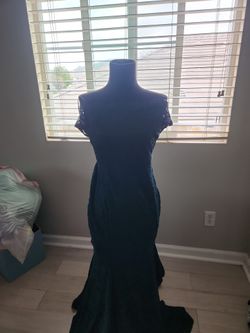 Dark Green Dress