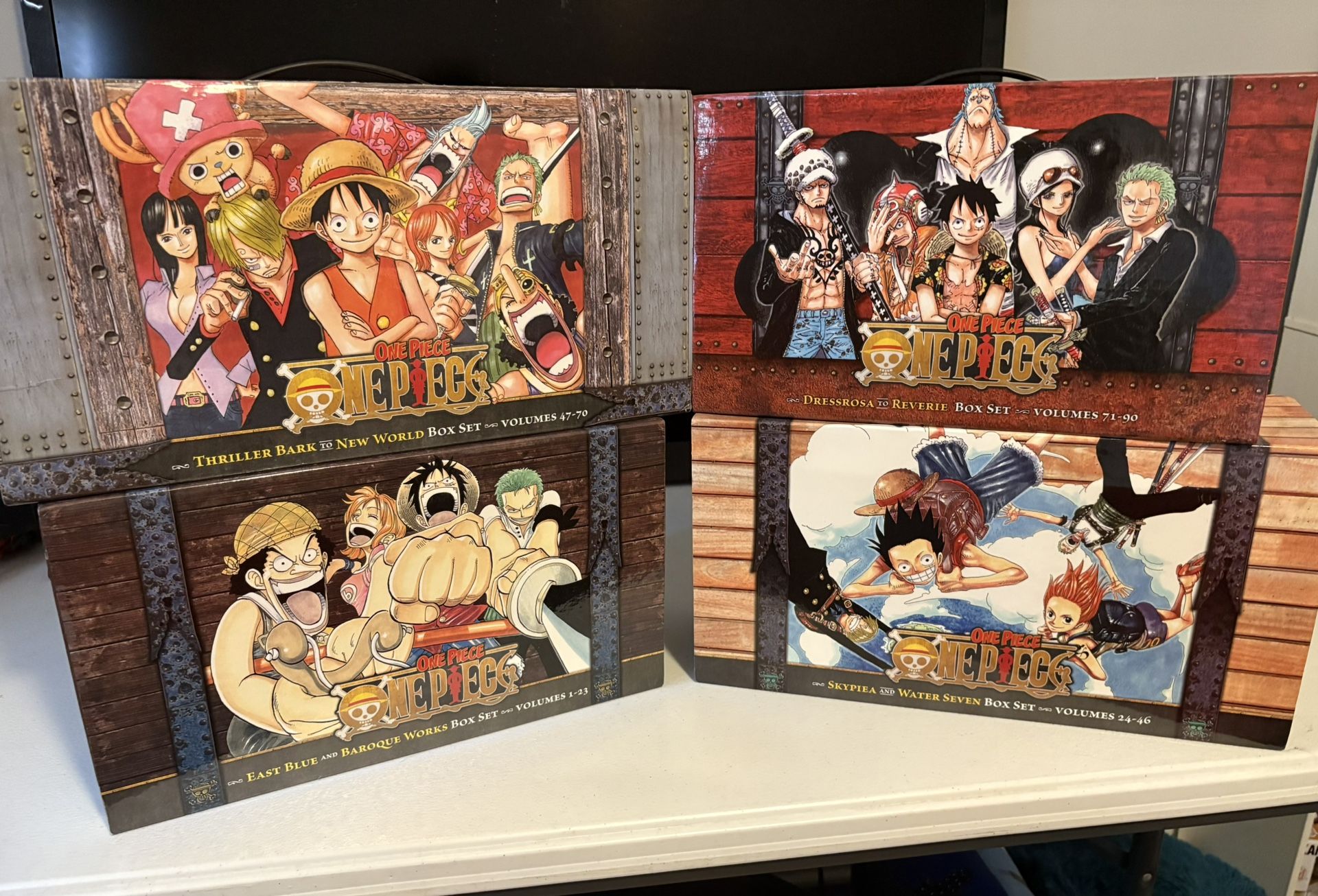 One Piece Manga Box Sets 1-4