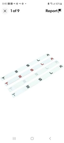 Tesla Model 3 2017-2023 Trunk Lid Lettering For Model 3, Y, S, X