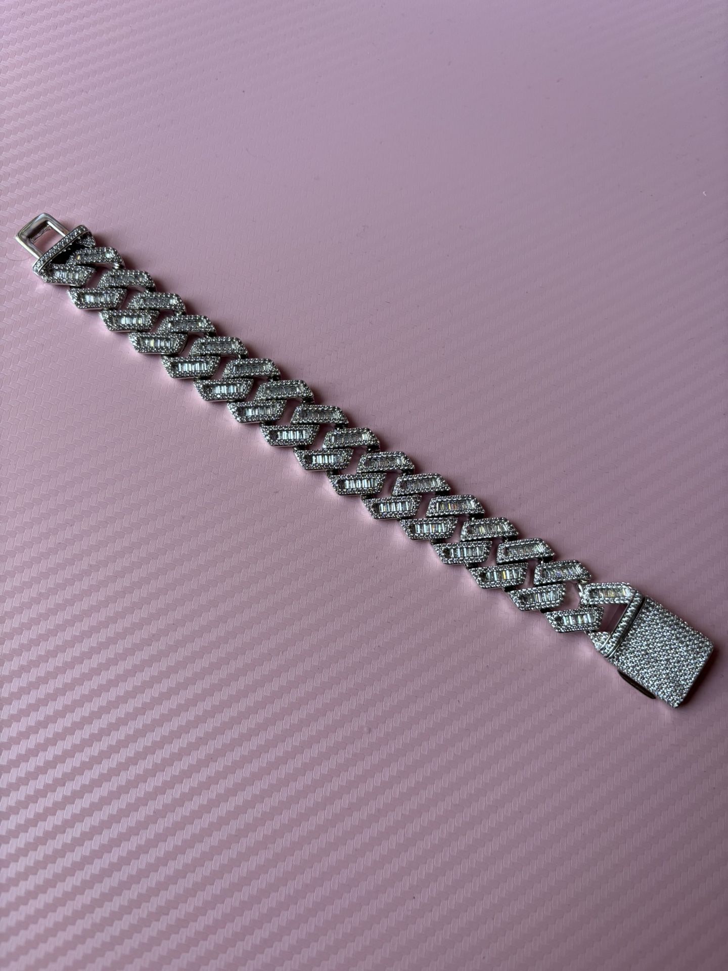 Iced Out Cuban Link Bracelet