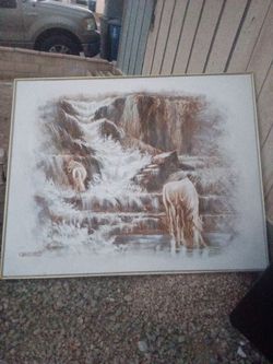 Xxl wall art horses