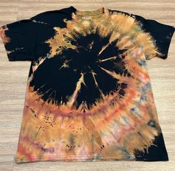 Handmade Tie Dye Reverse Dyed Tee Shirt