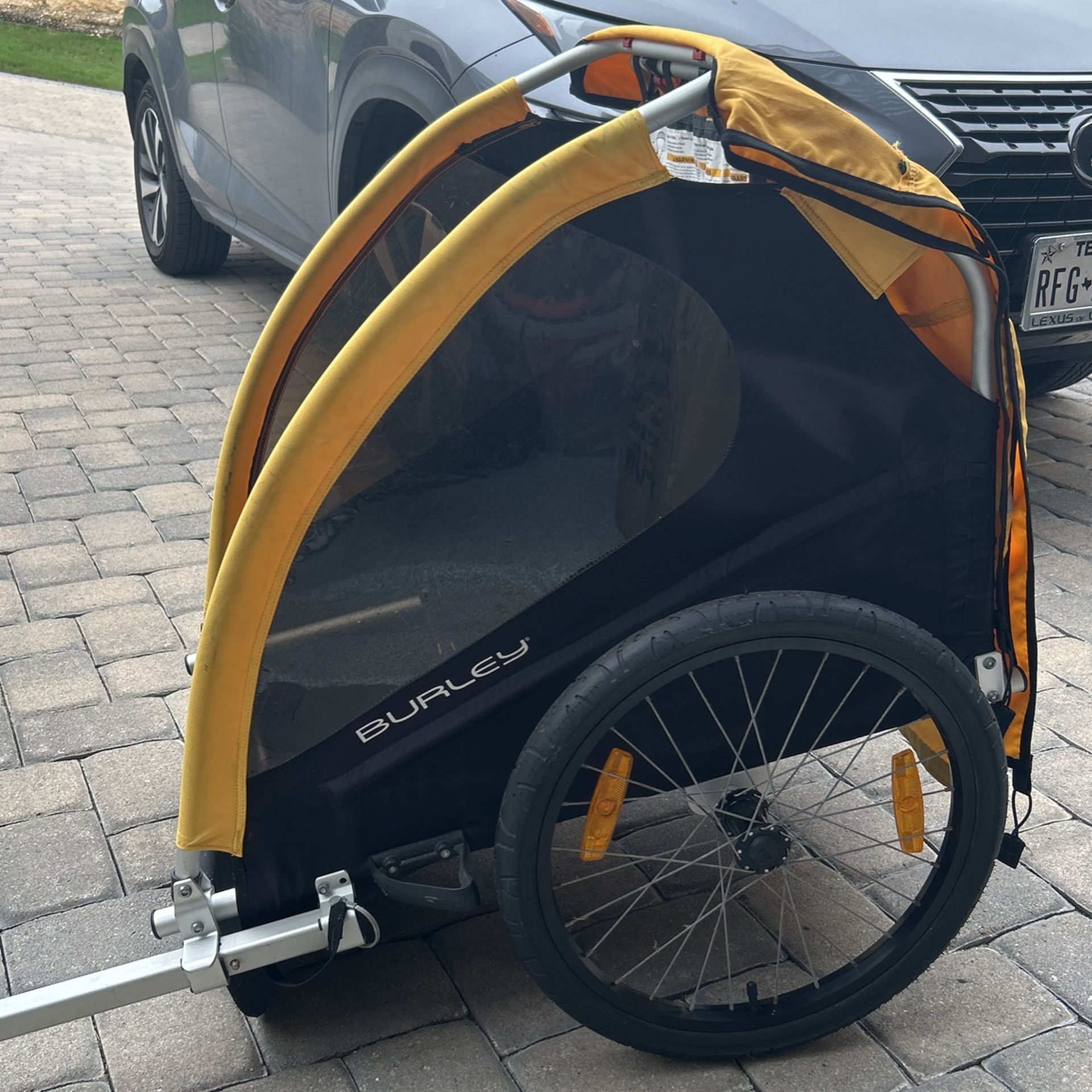 Bumble Bee Burley Bike Trailer Double