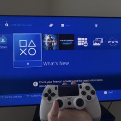 Ps4 Controller White With Cable