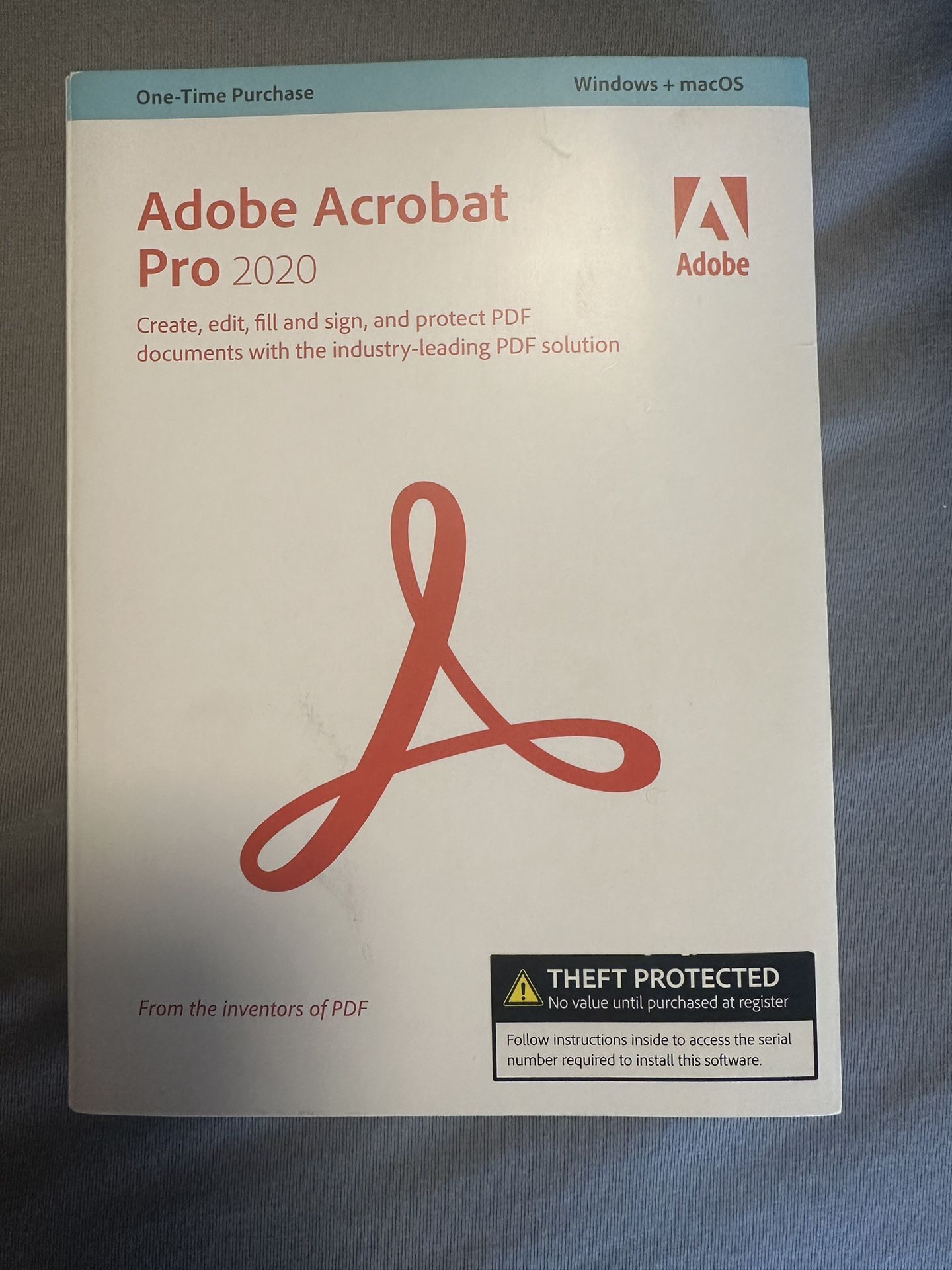 Adobe Acrobat Professional Perpetual License For Windows + MacOS