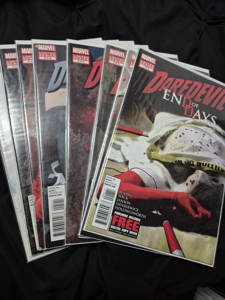 Daredevil End Of Days Issues #1 Thru 8