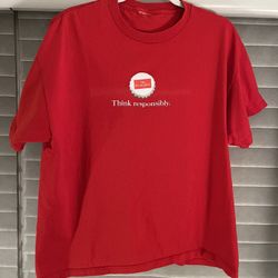 Red ‘The Economist’ Tee Shirt 
