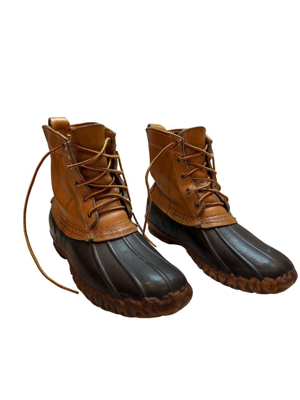 Vintage LL Bean Made In USA Mens Duck Boots Maine Hunting Shoe Sz 9