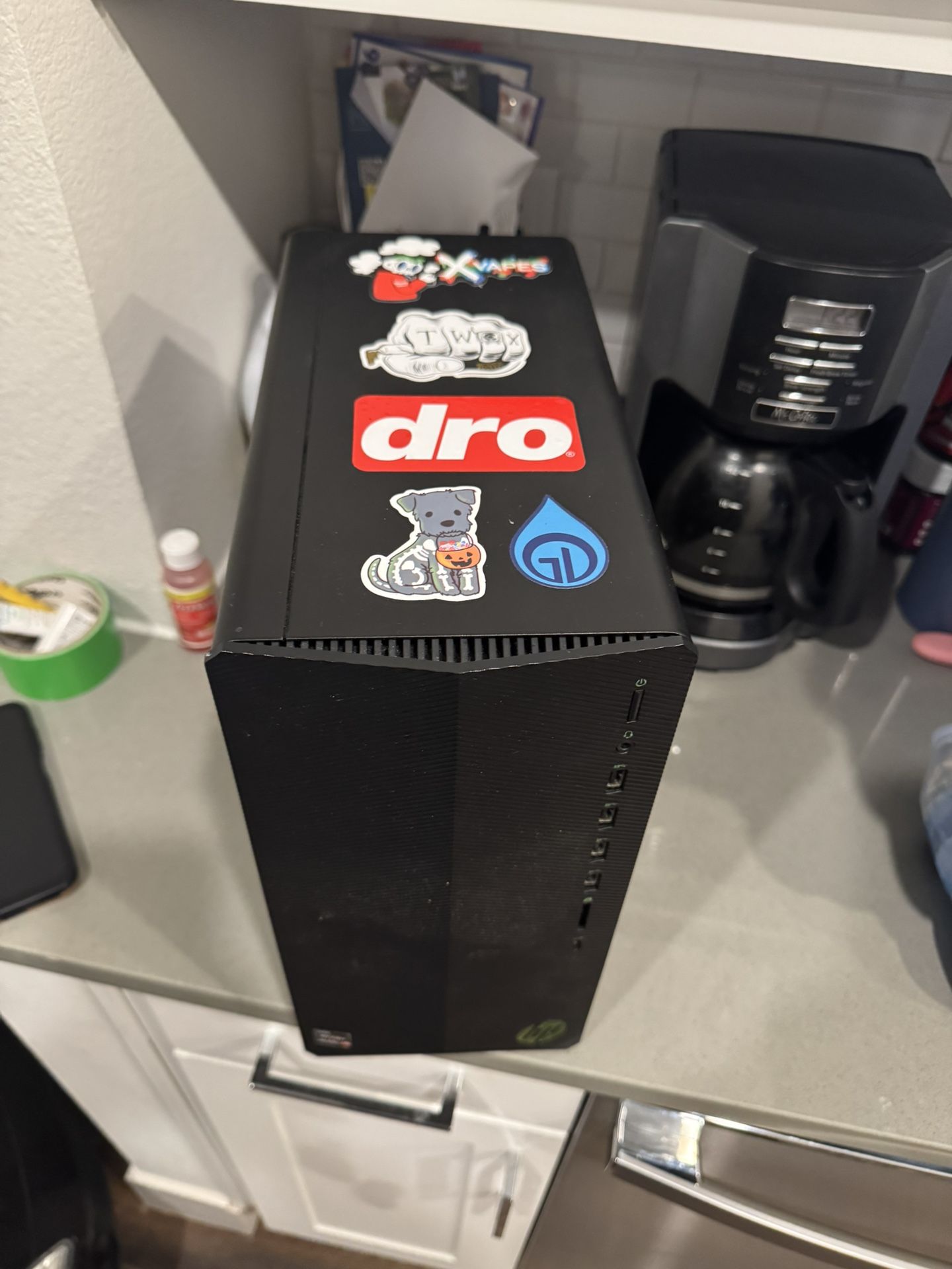 HP Pavilion Desktop Computer With AMD Graphics Card Ryzen Series 5