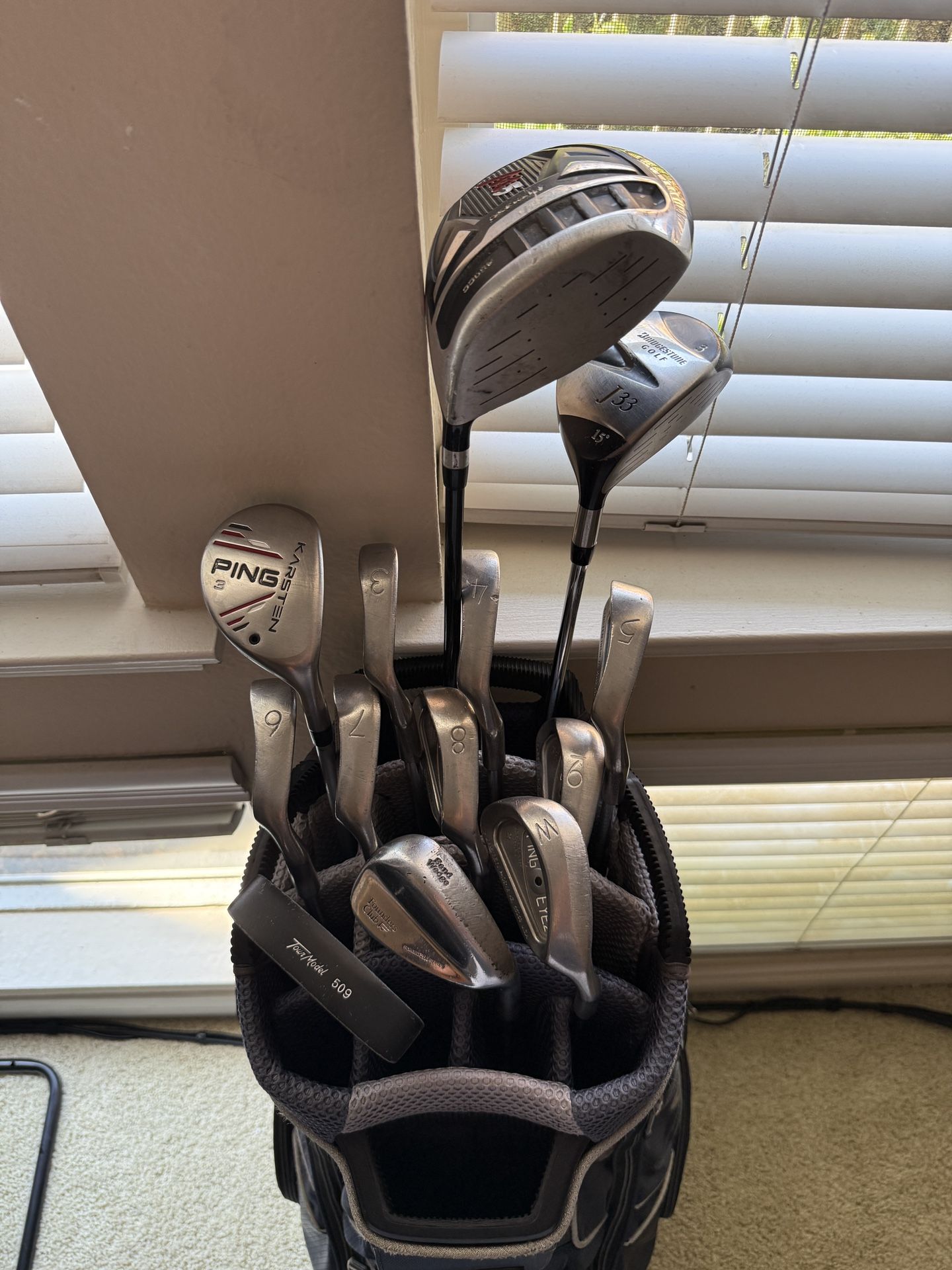 Complete Golf Club Set – Ping Eye2 + Extras 