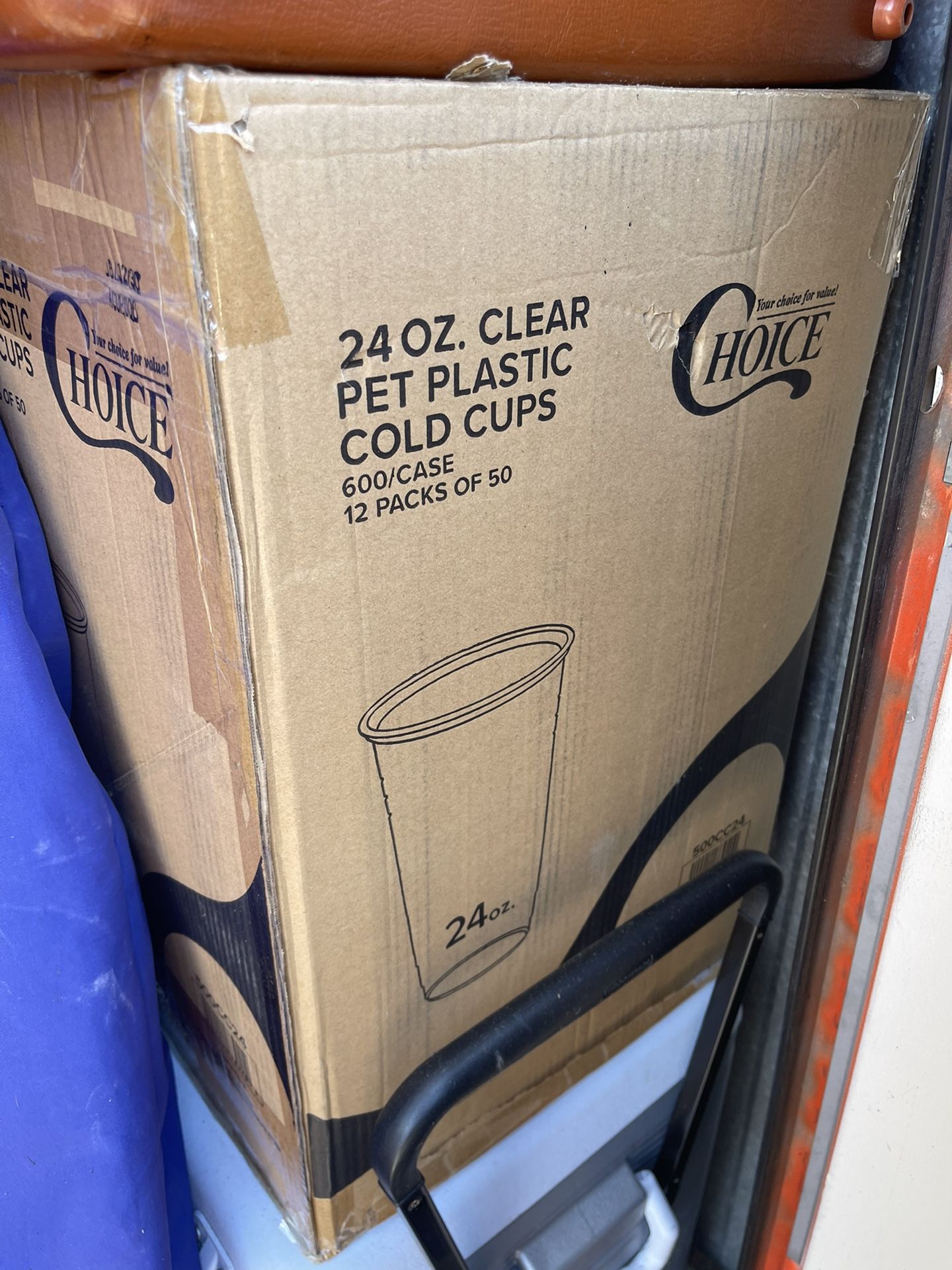 Plastic 24oz Cups 600/case