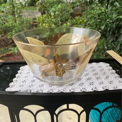 MCM Cherries And Leaves Large Salad Bowl