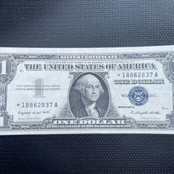 1957 Blue Seal Star ⭐️ Note Bill😎