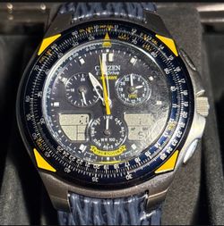 Citizen Skyhawk Blue Angels C651-T000959 Eco Drive Stainless Pilot's Watch 39mm