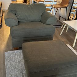 Love Seat, Chair &Ottoman