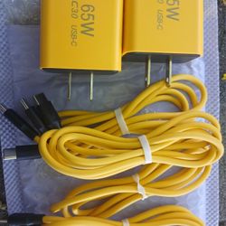 65W FAST CHARGER FOR IPHONE ANDROID MAC