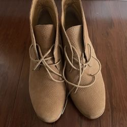 Lucky Brand Womens Wedge Boots