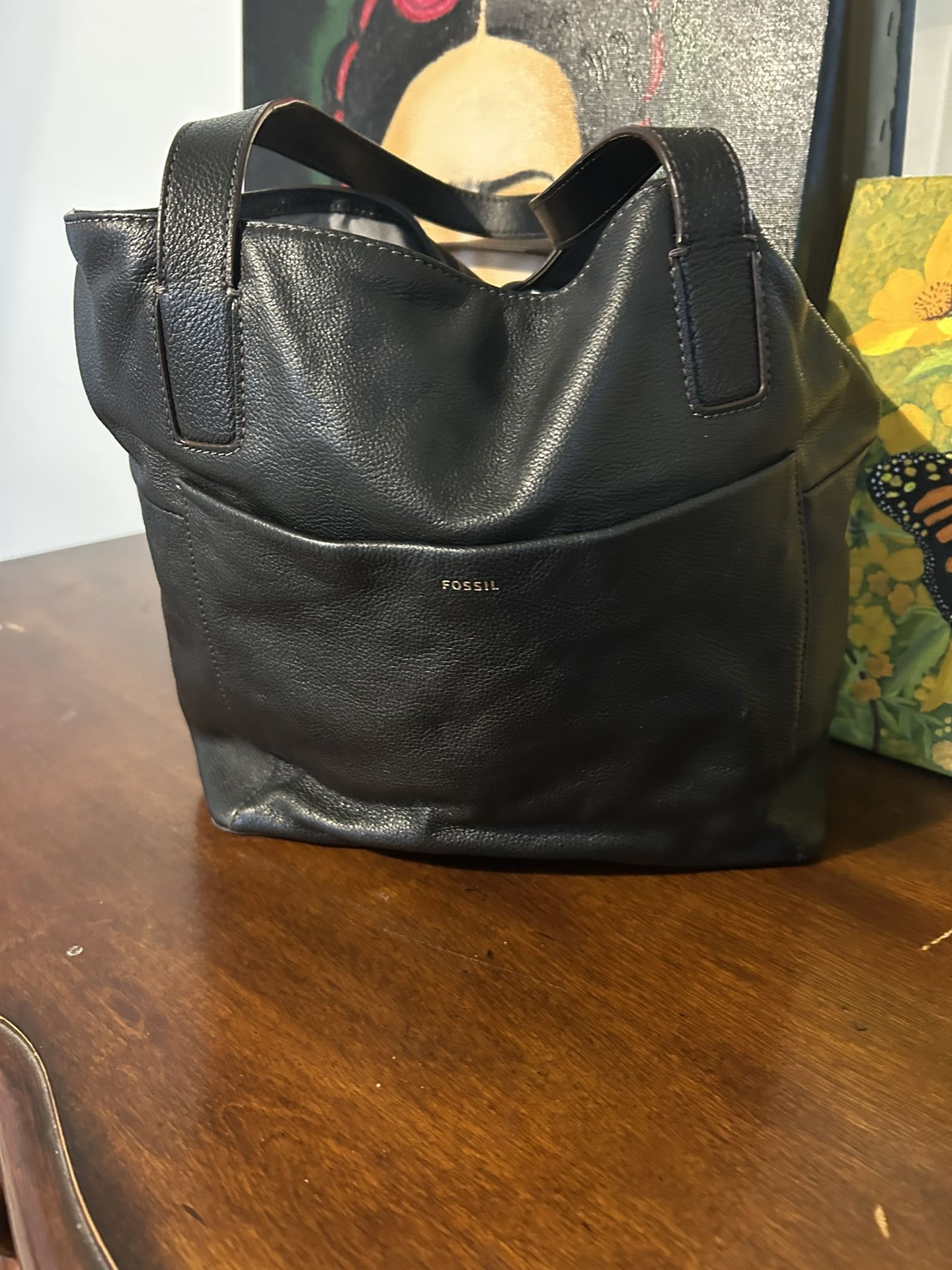 Fossil Leather bag