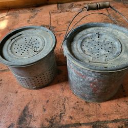 1 1/2  Metal Minnow BUCKETS