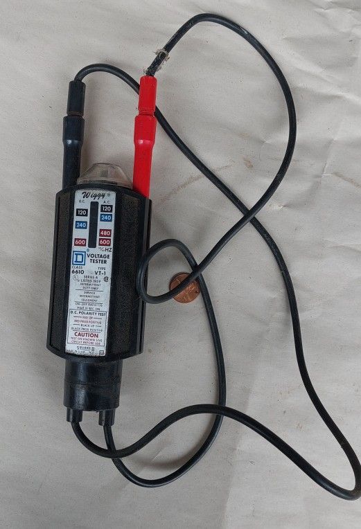 Wiggy (Wigginton) Square D 5008 Series B AC/DC Voltage Tester Works Used