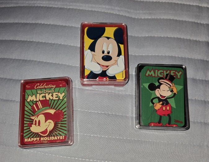 Vintage Mickey Mouse Playing Cards